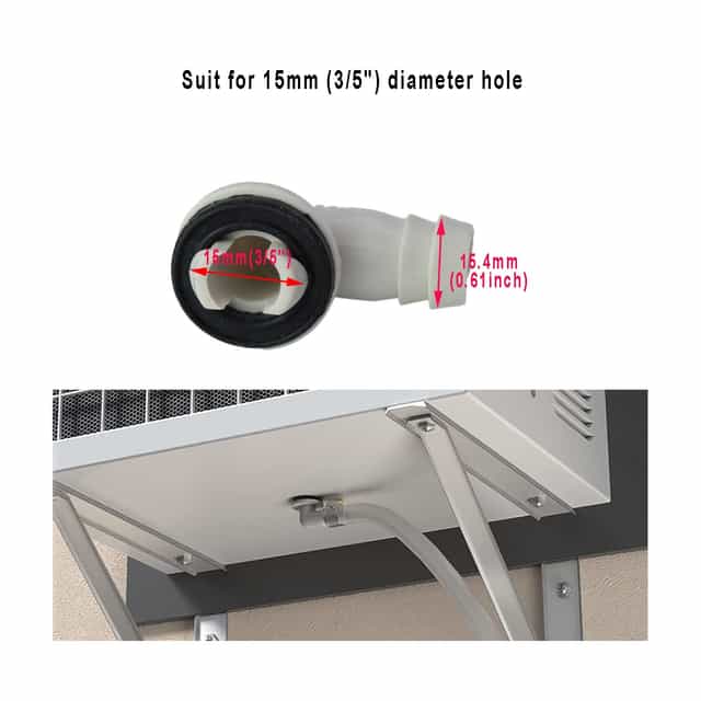 CHUNCHI 3/5-In AC Drain Hose Kit,9.8 Feet