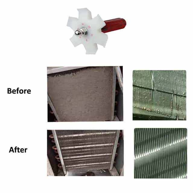 6 in 1 Plastic AC Fin Comb Straightner