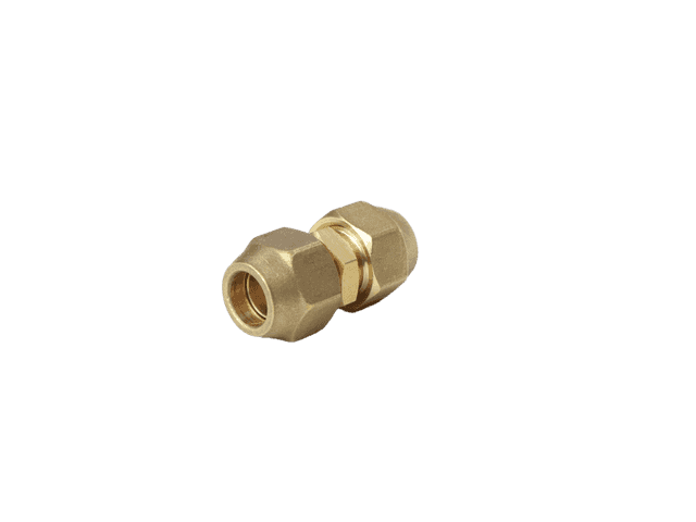 1/2" Brass Male Flare Fitting Connector Coupler With Flare Nuts,pack of 2