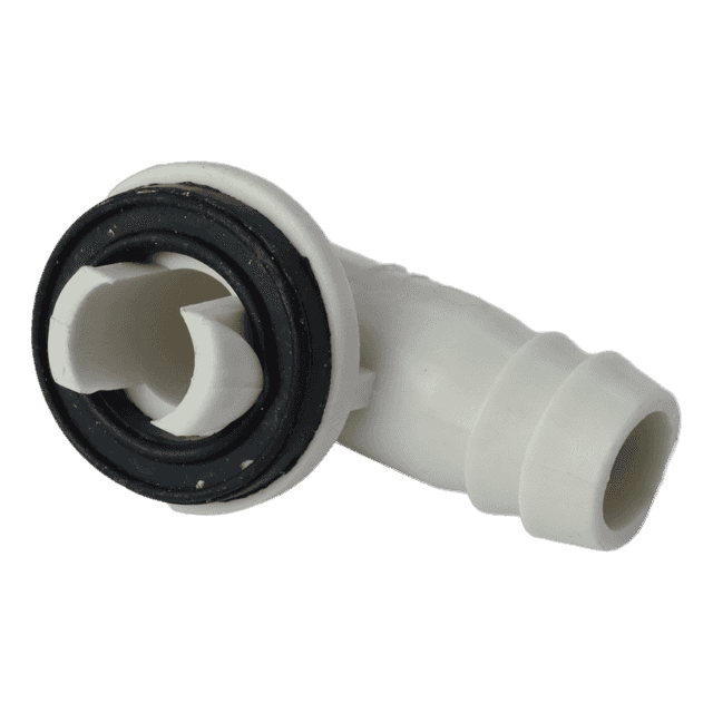 3/5 Inch (15mm) AC Drain Hose Connector Elbow Fitting, Pack of 2