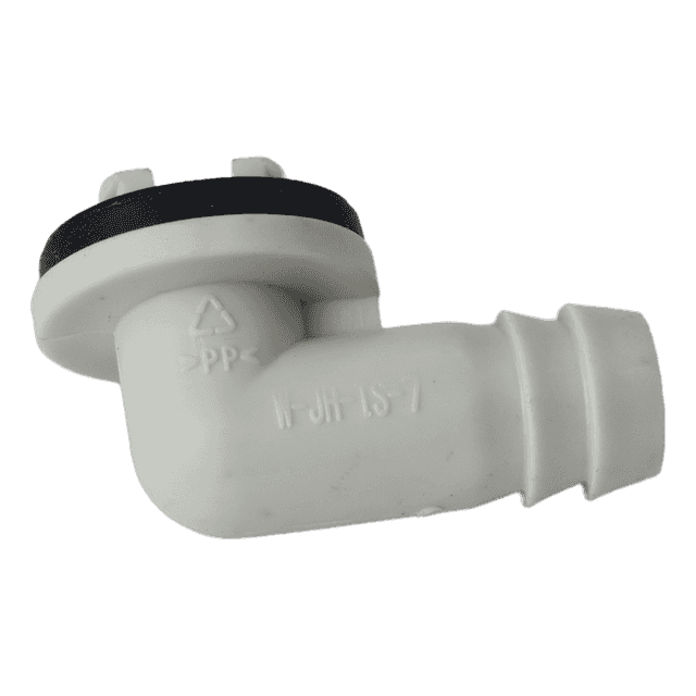 3/5 Inch (15mm) AC Drain Hose Connector Elbow Fitting, Pack of 2