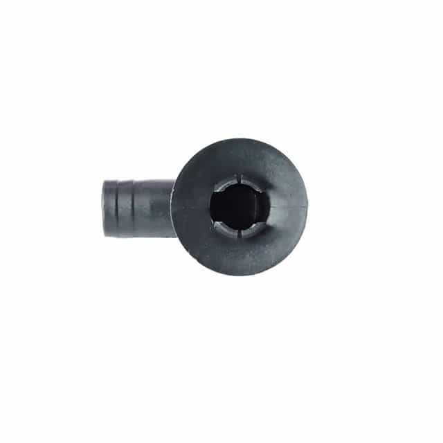 18mm Black AC Drain Hose Connector Elbow Fitting, Pack of 2