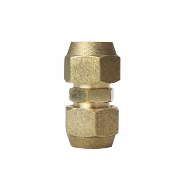 3/4" Brass Male Flare Fitting Connector Coupler With Flare Nuts,pack of 2