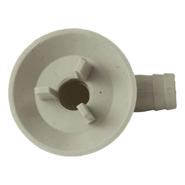 26mm White AC Drain Hose Connector Elbow Fitting, Pack of 2