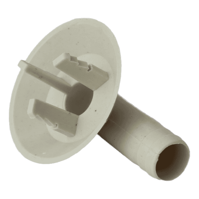26mm White AC Drain Hose Connector Elbow Fitting, Pack of 2