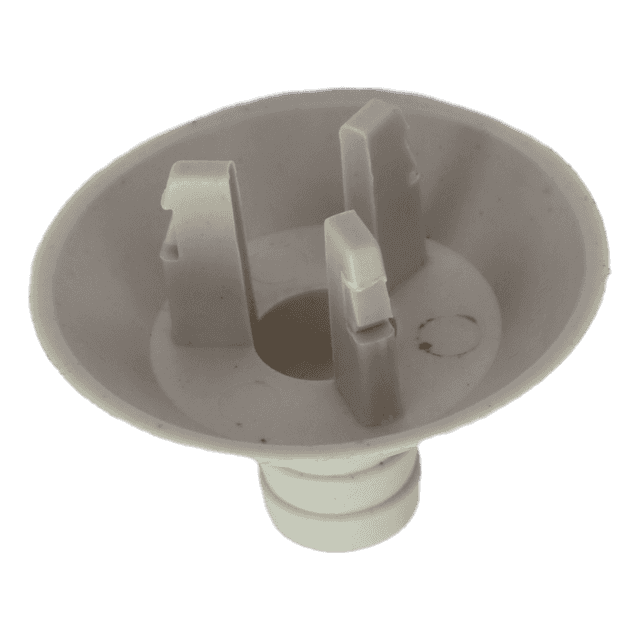 26mm White AC Drain Hose Connector Fitting, Pack of 2
