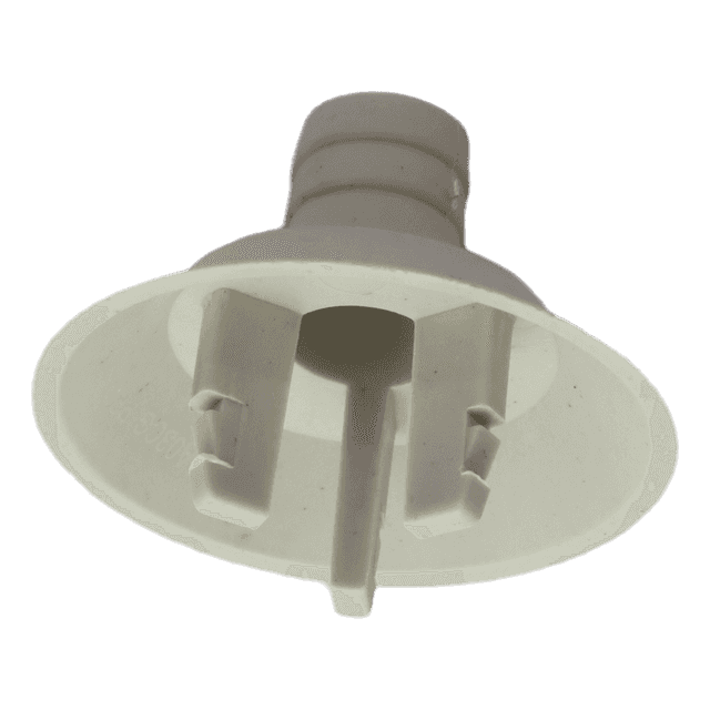 26mm White AC Drain Hose Connector Fitting, Pack of 2