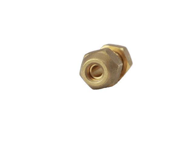 3/8" Brass Male Flare Fitting Connector Coupler With Flare Nuts,pack of 2