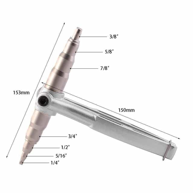 7-in-1 Manual Copper Pipe Expander 1/4"-7/8" Tubing