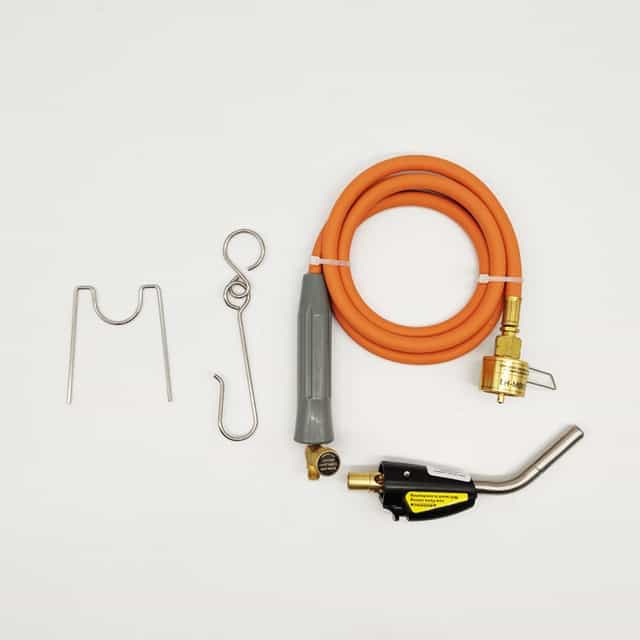 Mapp Gas Brazing Torch,Trigger Start & Flame Adjustment with Hook and Clip