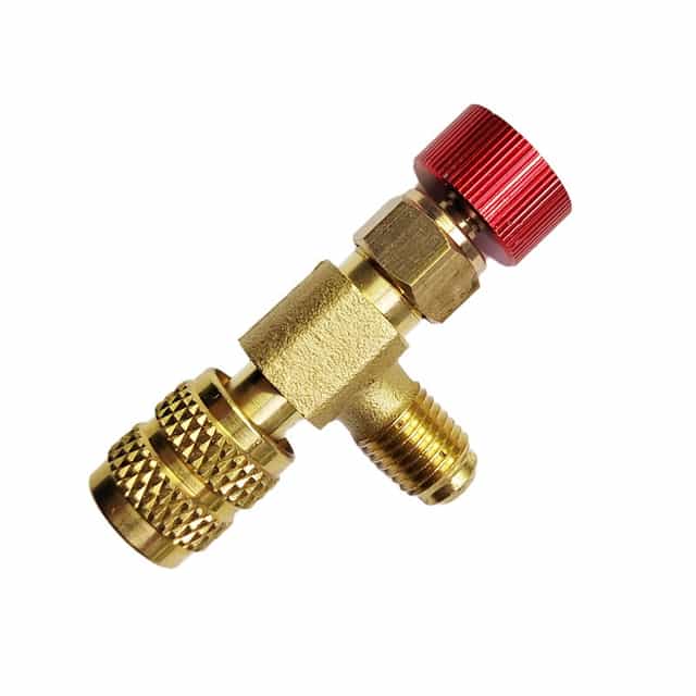 R410a R32 Freon Charging Valve, Safety Adapter.Pack of 2