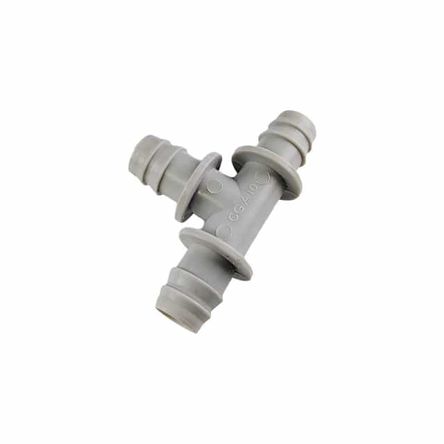 14mm Plastic Barbed Tee Fittings Drain Hose Connector