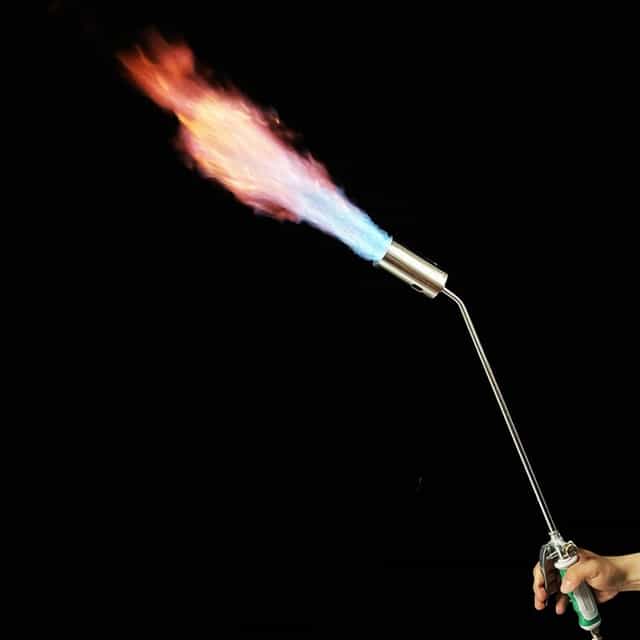 Heavy Duty Propane Weed Burner Torch with Flame Control