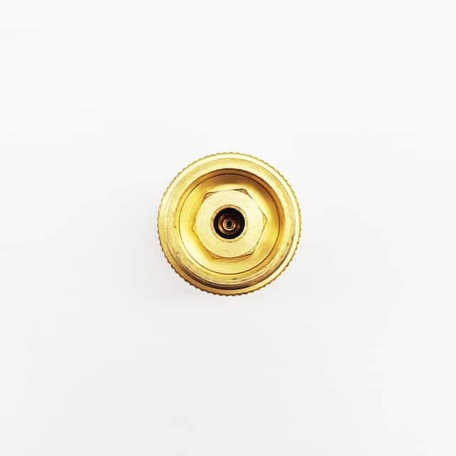 Propane Adapter, Input: EN417 Lindal Canister, Output: CGA600 Valve