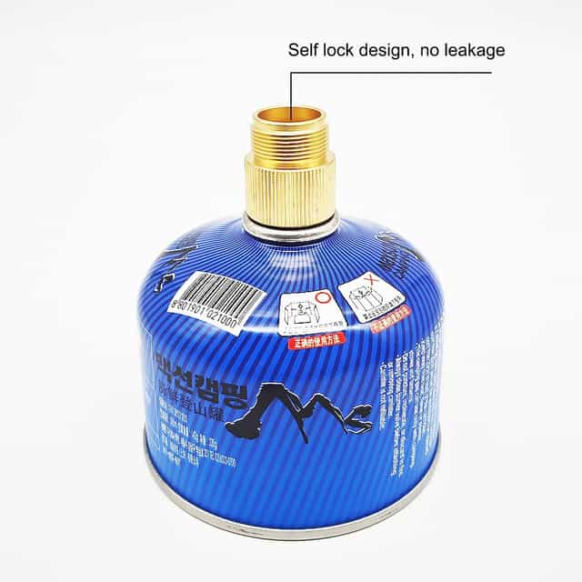 Propane Adapter, Input: EN417 Lindal Canister, Output: CGA600 Valve