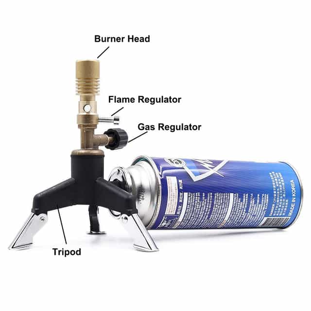 Tripod Portable Bunsen Burner Lab Bunsen Torch