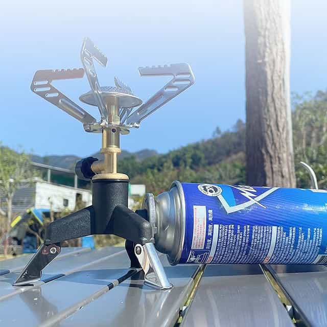 Tripod Gas Stove Adapter, Input: Butane, Output: EN417