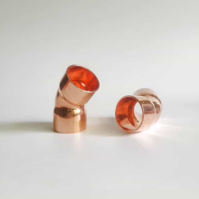 1/4" to 4-1/4" C X C 45 Degree Copper Elbow Fitting