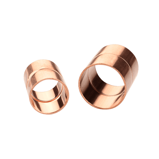 1/4" to 4-1/4" C X C Copper Coupling, With Stop