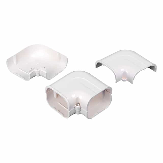 90degree PVC Flat Elbow, Line Set Cover Kit