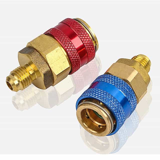 Straight R134A Quick Coupler Set -High/Low Side
