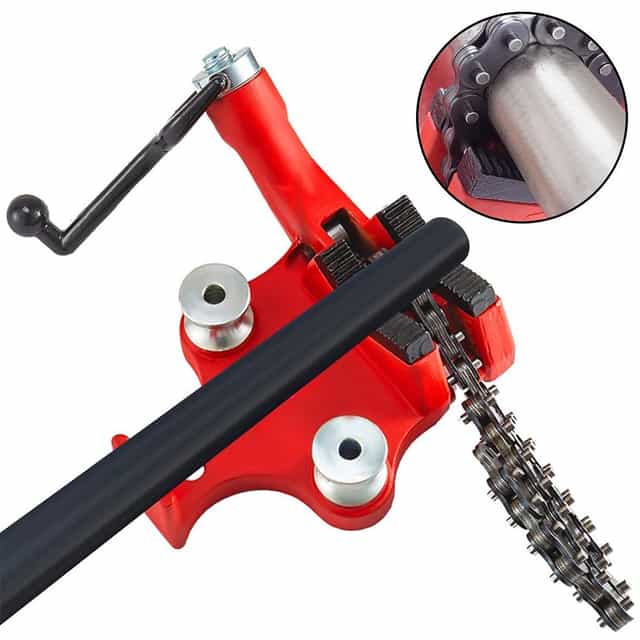 8 inch Bench Chain Pipe Vise 1/2 to 8-Inch Pipe Capacity