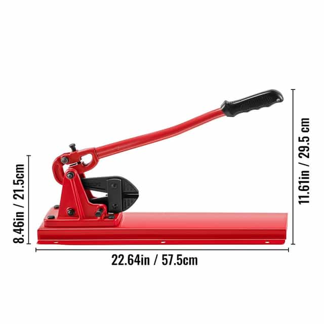 3 in 1 24 inch Bolt Cutters with Wire Rope Crimper Head and Cable Cutter Head