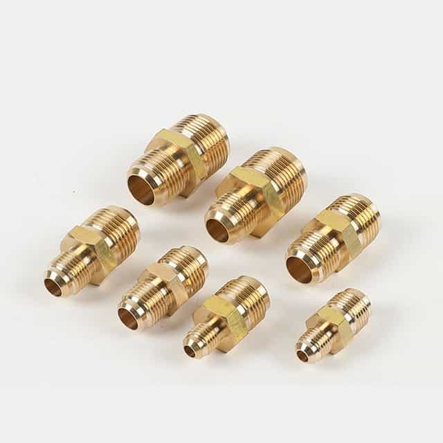 reducing brass flare connector
