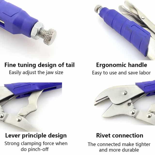 7inch Pinch Off Pliers Upto 5/16" Piping