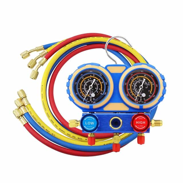 AC Manifold Gauge Set and Flaring Tool Set for R410a R32 R22 R134a