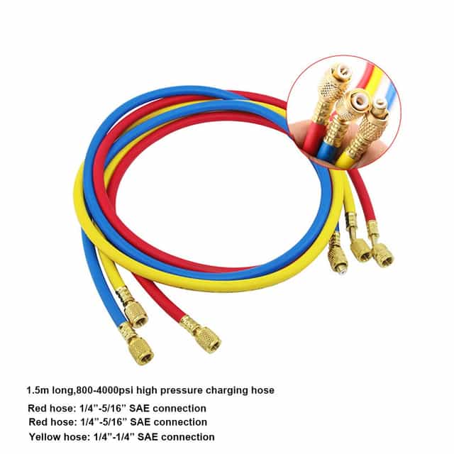 AC Manifold Gauge Set and Flaring Tool Set for R410a R32 R22 R134a