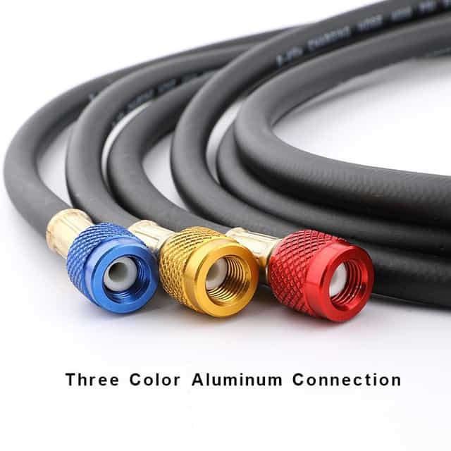 CHUNCHI R134a Charging Hose AC Charge Hose Set of 3