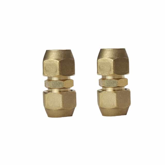 12.7 connector pack of 2 male flare fitting 1/2
