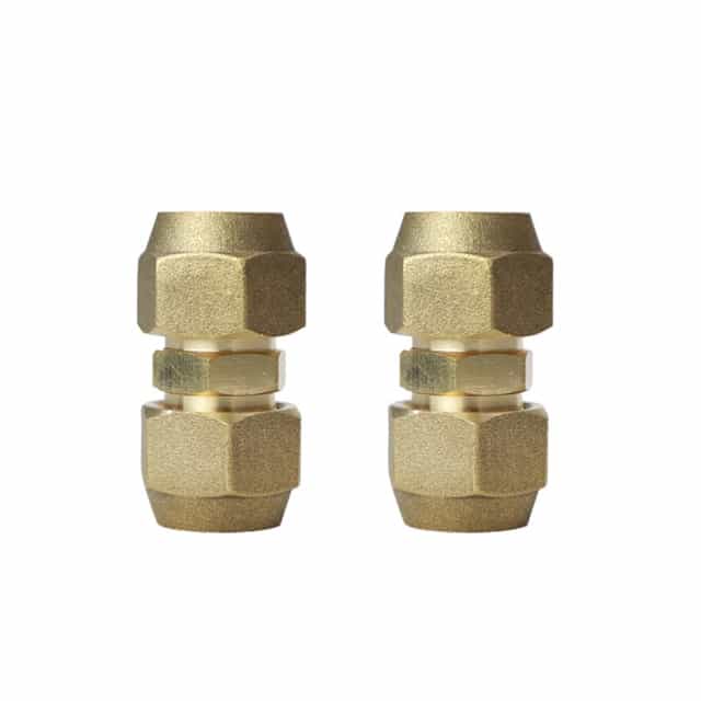 15.88 connector pack of 2 male flare fitting 5/8