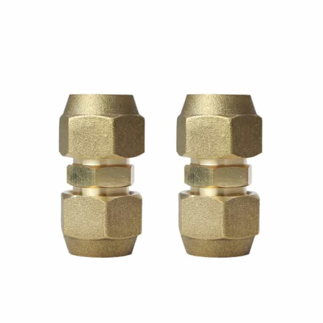 19.05 connector pack of 2 male flare fitting 3/4