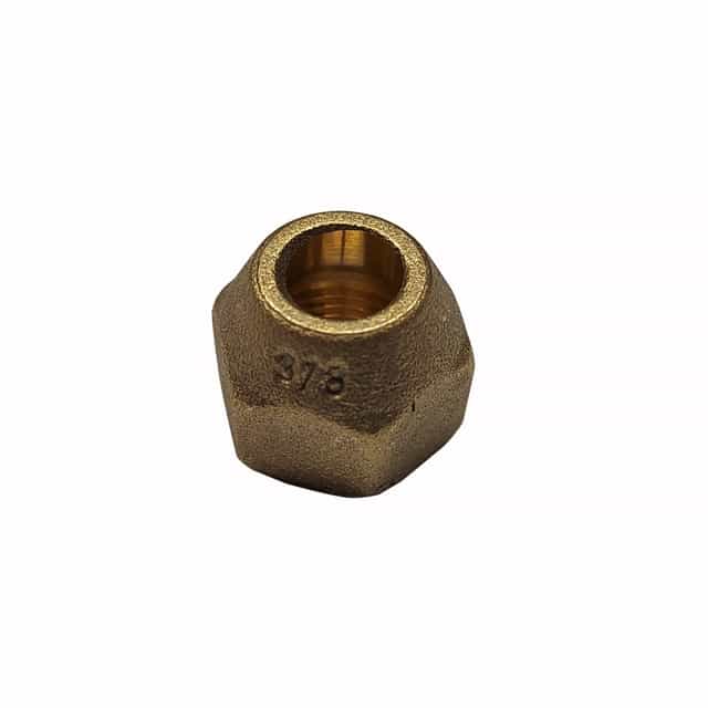 9.52 brass nuts brass flare nuts for 3/8in pipe
