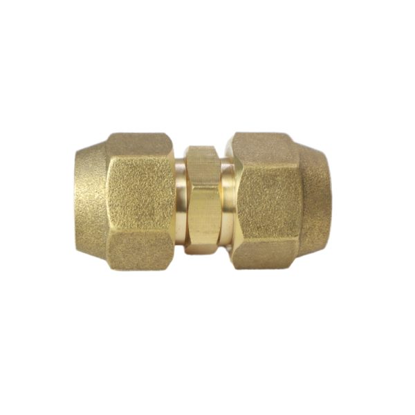 3/4" Male Flare X3/4" Male Flare Brass Flare Fititng Connector Coupler With Flare Nuts,pack of 2 - Image 2