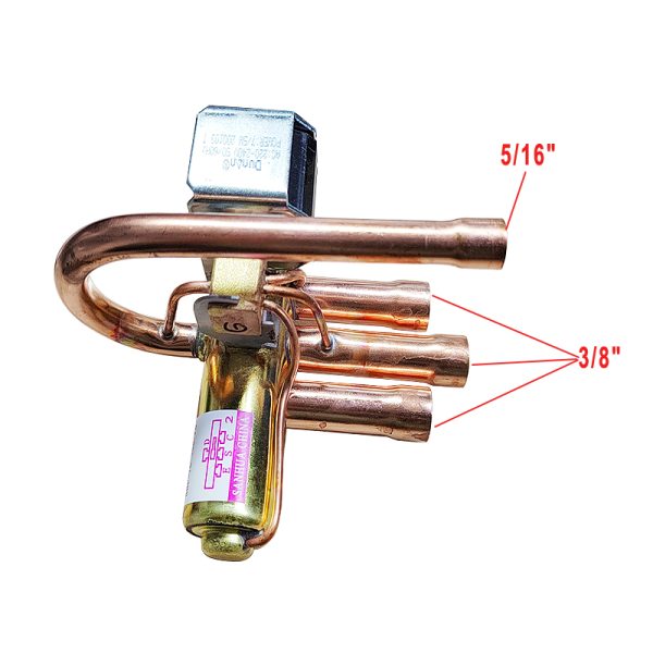 220V Air Conditioning Four-way Reversing Valve Service Maintenance Accessory for 8000BTU A/C - Image 2