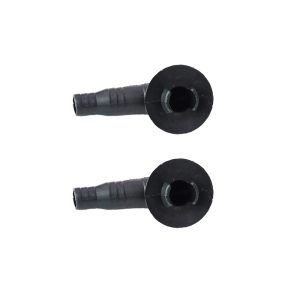 20mm A/C Black Drain Hose Connector Elbow Fitting for AC, Pack of 2