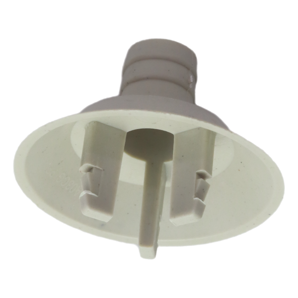 26mm White Drain Hose Connector Fitting for AC, Pack of 2 - Image 3