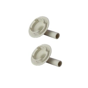 40mm White Drain Hose Connector Elbow Fitting for AC, Pack of 2