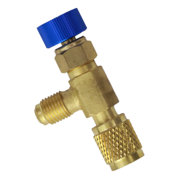 R12 R22-1/4“ Male to 1/4” Female Refrigerant Charging Valve, Safety Adapter Flow Control Ball Valve.Pack of 2 - Image 5