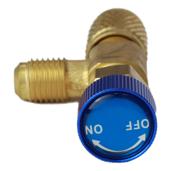 R12 R22-1/4“ Male to 1/4” Female Refrigerant Charging Valve, Safety Adapter Flow Control Ball Valve.Pack of 2 - Image 6
