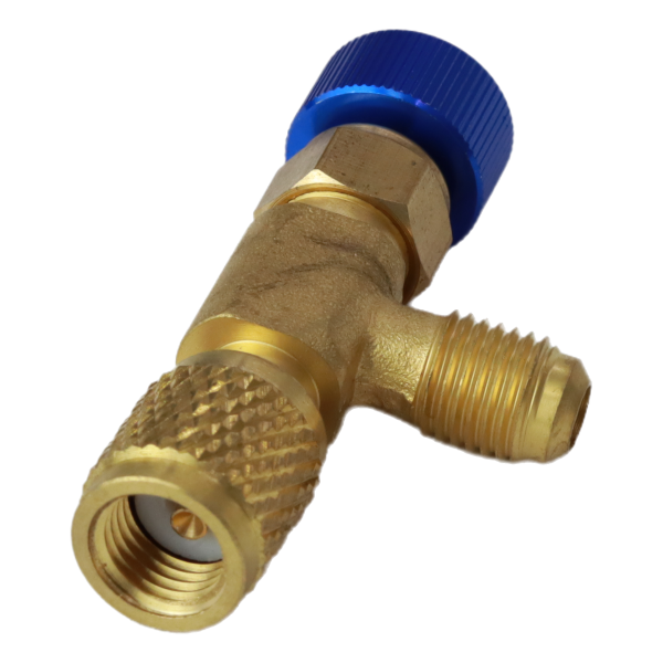 R12 R22-1/4“ Male to 1/4” Female Refrigerant Charging Valve, Safety Adapter Flow Control Ball Valve.Pack of 2 - Image 4