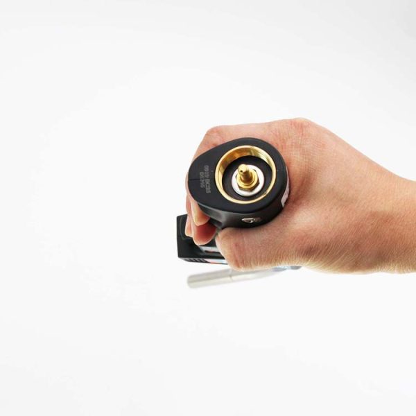 Portable Trigger Start Propane MAPP Gas Torch Head with Flame Control Knob and Continuous Use Lock - Image 9