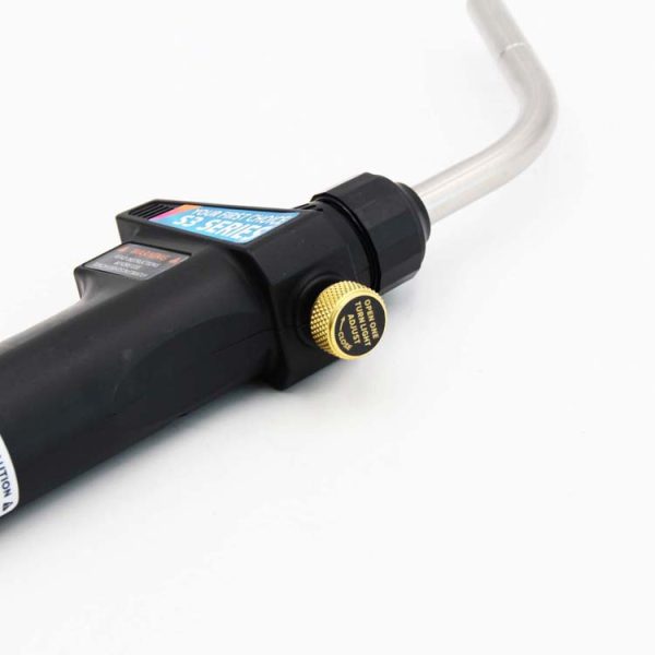 Portable Trigger Start Propane MAPP Gas Torch Head with Flame Control Knob and Continuous Use Lock - Image 6