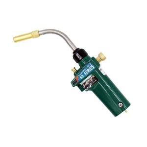 Portable Trigger Start Propane Gas Torch Head with Flame Control Knob and Continuous Use Lock, Brass Tip