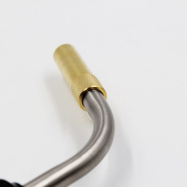Portable Trigger Start Propane Gas Torch Head with Flame Control Knob and Continuous Use Lock, Brass Tip - Image 4