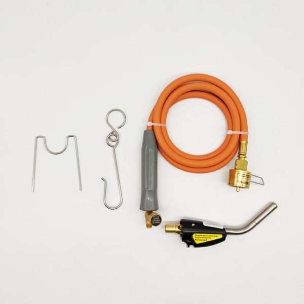 Mapp Gas Hose Torch,Trigger Start & Flame Adjustment, Soldering Welding Torch with Hook and Clip - Image 2