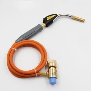 Mapp Gas Hose Torch,Trigger Start & Flame Adjustment, Soldering Welding Torch